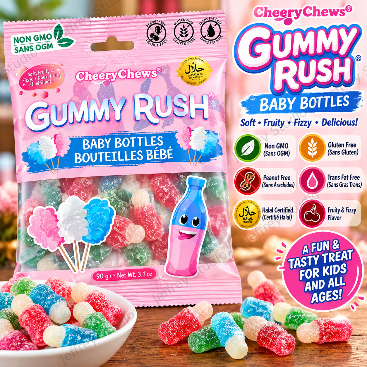 Gummy Rush Baby Bottles